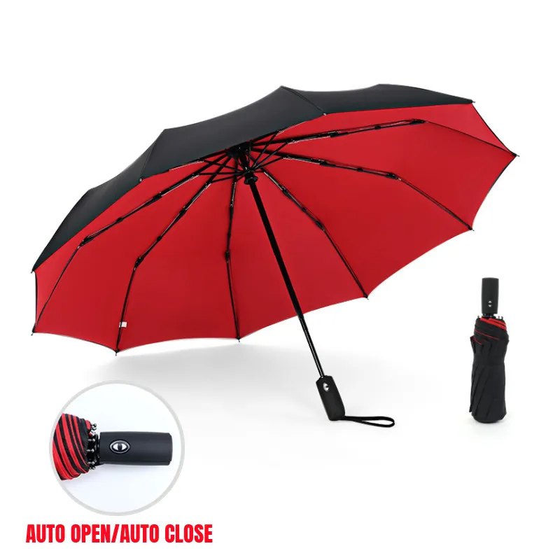Golf Umbrella Large - Rüzgar geçirmez Çift Katmanlı Dayanıklı Şemsiye