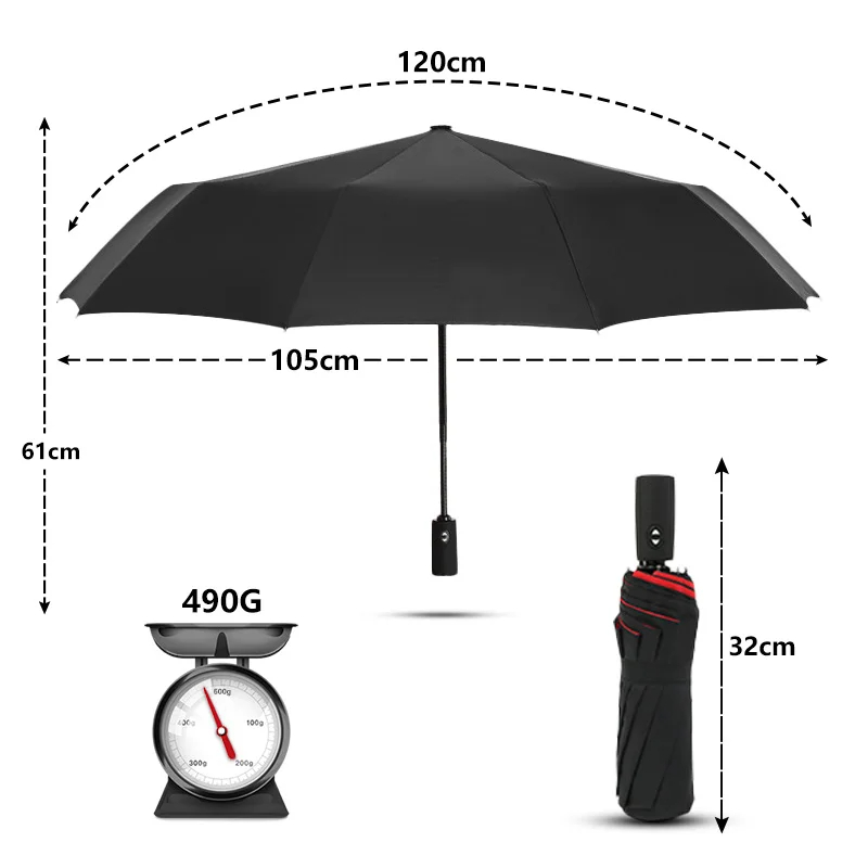 Rüzgar geçirmez Çift Katmanlı  - Golf Umbrella Large incelemesi ve fiyatı