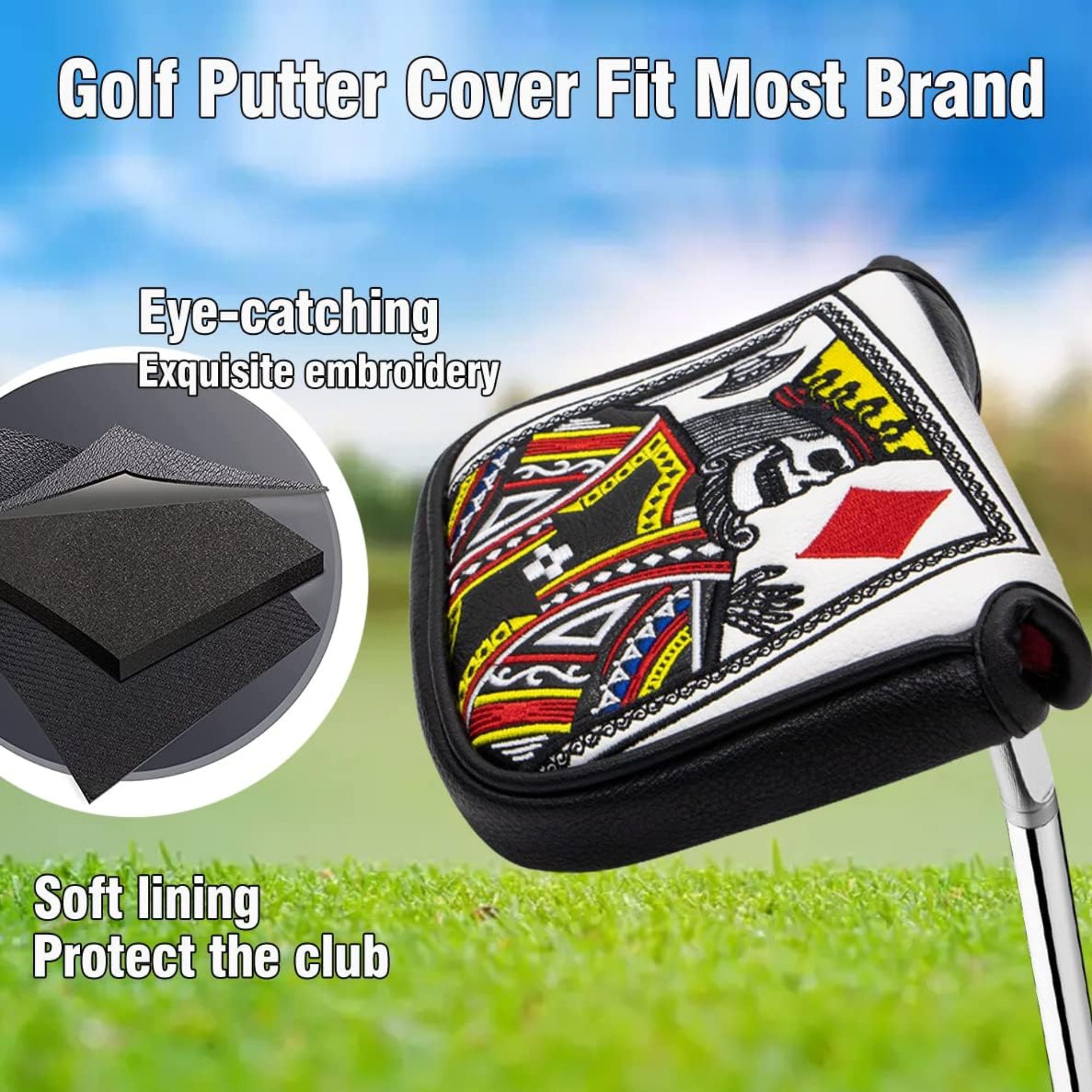 King Of Hearts İşlemeli Tokmak - Golf Putter incelemesi ve fiyatı