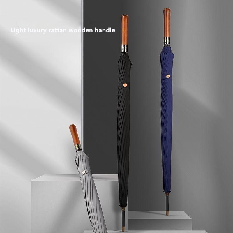 Otomatik Ahşap Saplı Şemsiye 1 - Golf Umbrella Large incelemesi ve fiyatı